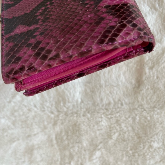 Neiman Marcus Rare Genuine Python wallets - Picture 4 of 11